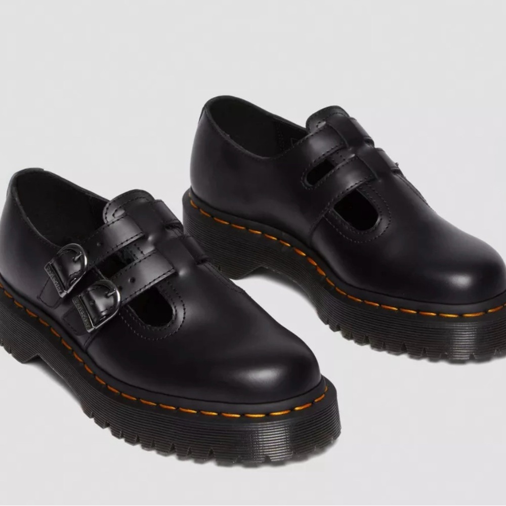 Doc Marten 8065 II BEX SMOOTH LEATHER PLATFORM MARY JANE SHOES